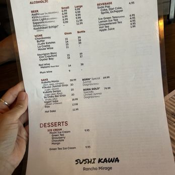 Sushi Kawa - Menu - Sushi Bars Near Me - Rancho Mirage, California Sushi Kawa - Menu - Sushi Bars Near Me - Rancho Mirage, California