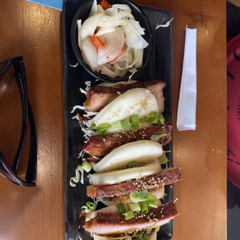 Beastside Kitchen - Pork Belly Bao Buns with pickled onions!! - Seafood Near Me - Honolulu, Hawaii