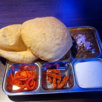 Ambar Surrey Restaurant & Dhaba - Chole Bhatura with pickle and, yogurt. - Indian Near Me - Surrey, British Columbia Ambar Surrey Restaurant & Dhaba - Chole Bhatura with pickle and, yogurt. - Indian Near Me - Surrey, British Columbia