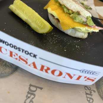 Cesaroni's Cafe and Deli - ##5 Veggie Breakfast Sandwich - Coffee & Tea Near Me - Woodstock, Illinois