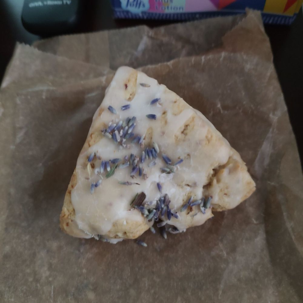 Brickhouse Coffee - Lavender Lemon Scone - Coffee & Tea Near Me - lawrence, Indiana