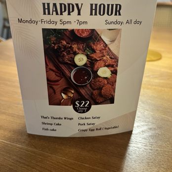 Thai's Thumbz - Happy hour menu - Thai Near Me - Sugar Land, Texas