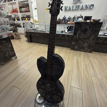 Kalifano - Nuts & Bolts Metal Art Guitar - Jewelry Near Me - Las Vegas, Nevada