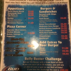 The Pond - The menu