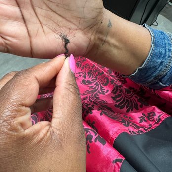 Salon DLM - Hair being pulled from roots from microlinks - Makeup Artists Near Me - Temecula, California Salon DLM - Hair being pulled from roots from microlinks - Makeup Artists Near Me - Temecula, California