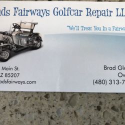 brads fairways golf car repair - Great place to get work done at a reasonable price.