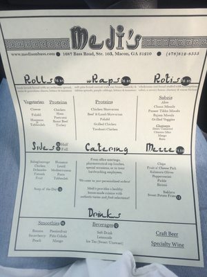 Menu photo 5 Medi's Mediterranean Fusion Macon, GA Menu photo 5 Medi's Mediterranean Fusion Macon, GA