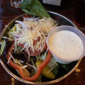 Cloudcroft Brewing Company - House salad with ranch. - Pizza Near Me - Cloudcroft, New Mexico