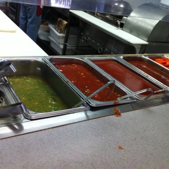 Rancho Villa's - Rancho Villa's salsa bar - Mexican Near Me - El Cajon, California