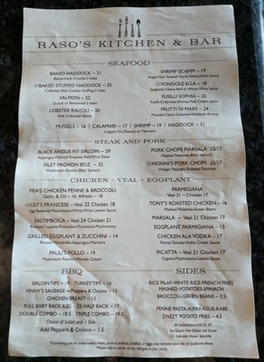 Menu photo 5 Raso's Grille Medford, MA Menu photo 5 Raso's Grille Medford, MA