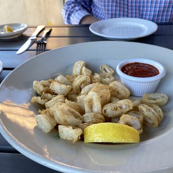 Baretto Bistro - Lightly fried calamari with marinara sauce - Italian Near Me - Austin, Texas
