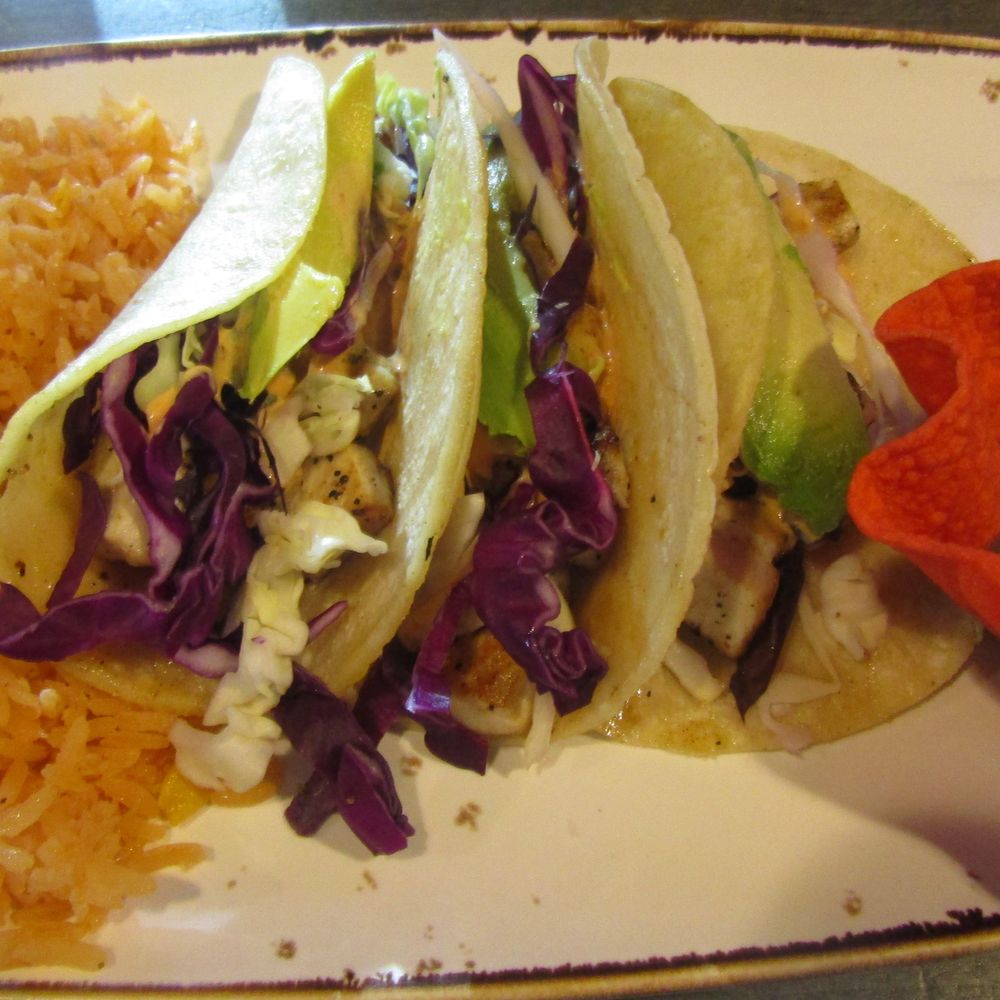 CIELO Mexican Restaurant - Baja Fish Taco Plate - with Corn Tortillas - - Mexican Near Me - San Angelo, Texas