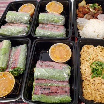 Bodega - 4 orders of Pork Spring rolls, Shaking Beef, and Garlic Noodles - Vietnamese Near Me - San Francisco, California Bodega - 4 orders of Pork Spring rolls, Shaking Beef, and Garlic Noodles - Vietnamese Near Me - San Francisco, California