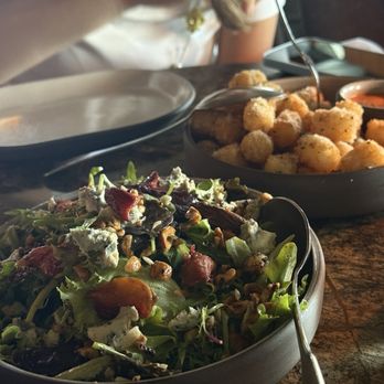 Stellar Jay - Grilled Peach salad and tater tots - Restaurants Near Me - Denver, Colorado Stellar Jay - Grilled Peach salad and tater tots - Restaurants Near Me - Denver, Colorado