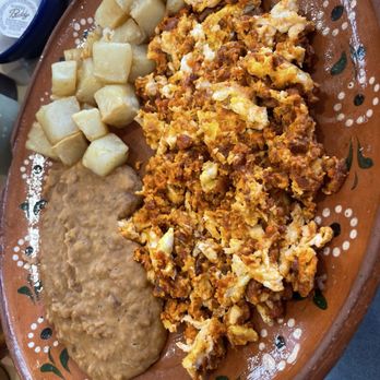Lindo Jalisco Grill - Chorizo and Egg plate - Mexican Near Me - San Antonio, Texas