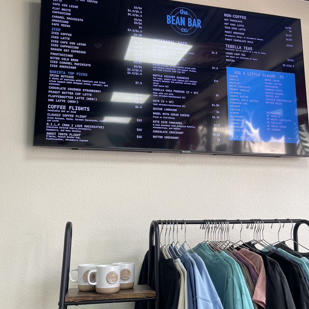 The Bean Bar - Menu and merch - Coffee & Tea Near Me - Tampa, Florida The Bean Bar - Menu and merch - Coffee & Tea Near Me - Tampa, Florida
