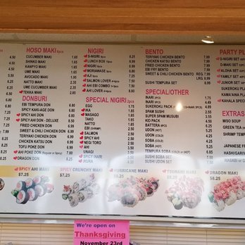 Kozo Sushi - Sushi Bars Near Me - Honolulu, Hawaii