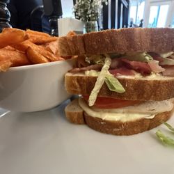 Salthouse Restaurant - Salthouse BLT and Sweet Potato Chips