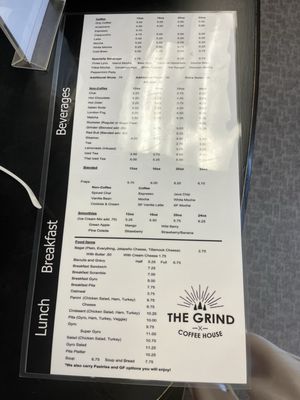 Menu photo 2 The Grind Coffee House Estacada, OR Menu photo 2 The Grind Coffee House Estacada, OR