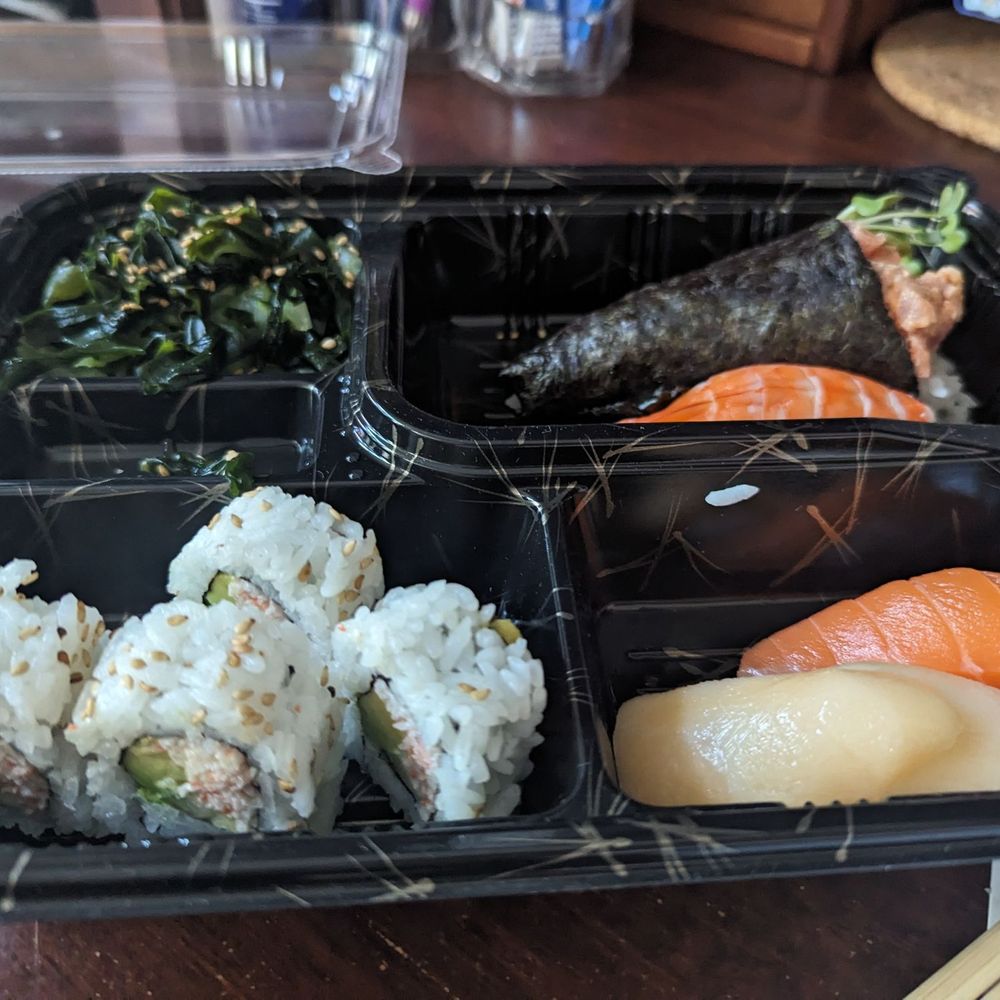 Plus a big bowl of soup, this is $20.58. For a to-go order, suggested tip is $4.12 (20% after taxes). Plus a big bowl of soup, this is $20.58. For a to-go order, suggested tip is $4.12 (20% after taxes).