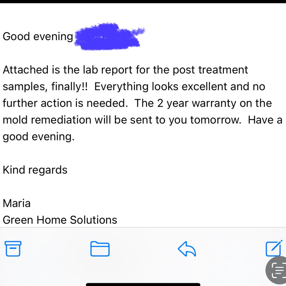 Green Home Solutions - Email my landlords snt me from the company. Funny thing is they have a one year warranty - Environmental Abatement Near Me Green Home Solutions - Email my landlords snt me from the company. Funny thing is they have a one year warranty - Environmental Abatement Near Me