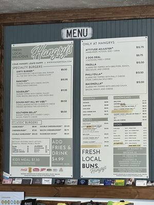 Menu photo 1 Hangry's A & E Grill Clarkesville, GA Menu photo 1 Hangry's A & E Grill Clarkesville, GA