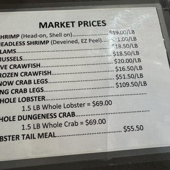 Kickin' Crab - Downtown Fullerton - Current market prices on Fathers Day 6.21.25 - Cajun/Creole Near Me - Fullerton, California