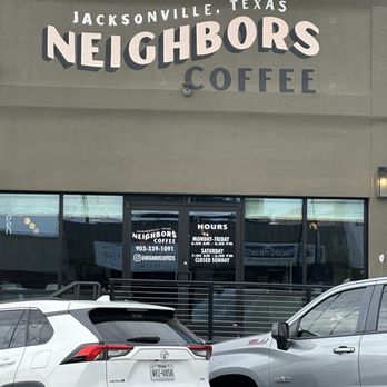Neighbors Coffee - Entrance - Coffee & Tea Near Me - Jacksonville, Texas