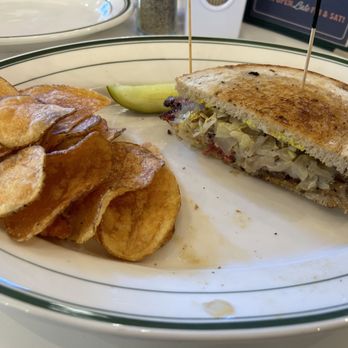 The Hayden - 1/2 Pastrami sandwich and Salt-and-Vinegar chips. - Bars Near Me - San Antonio, Texas The Hayden - 1/2 Pastrami sandwich and Salt-and-Vinegar chips. - Bars Near Me - San Antonio, Texas