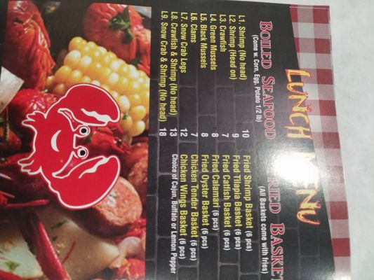 Menu photo 7 Tasty Crab Fayetteville, NC