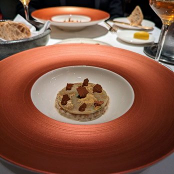 Luce - Faro and onion gel tart - Wine Bars Near Me - San Francisco, California Luce - Faro and onion gel tart - Wine Bars Near Me - San Francisco, California