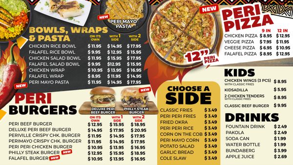Menu photo 1 The Peri Peri Grill Johns Creek, GA Menu photo 1 The Peri Peri Grill Johns Creek, GA