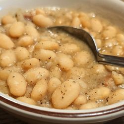 Beans and ham