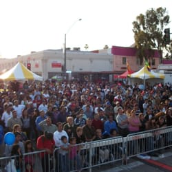 Huntington Park Area Chamber of Commerce - Crowds gathering in front of Carnaval Primavera's Main Stage