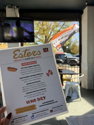 Menu photo 1 Esters Oneida Park Denver, CO
