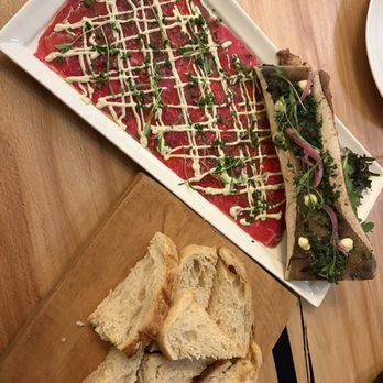 The Speckled Pear - Beef carpaccio and bone marrow - Specialty Food Near Me - Fort Mill, South Carolina The Speckled Pear - Beef carpaccio and bone marrow - Specialty Food Near Me - Fort Mill, South Carolina