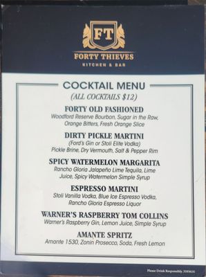 Menu photo 6 Forty Thieves Buffalo, NY