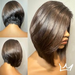 Louise K Dozier - Build-A-Wig like this beautiful natural looking Luxury Bespoke Custom Wig that was custom-made especially for the customer.