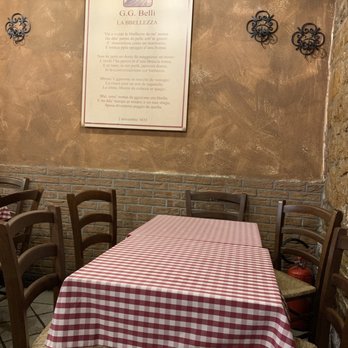 Dar Poeta - Inside table - Pizza Near Me - Rome, RM