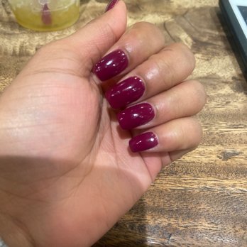 V's Nails Spa - Acrylic fill in with regular polish - Nail Salons Near Me - Irvine, California
