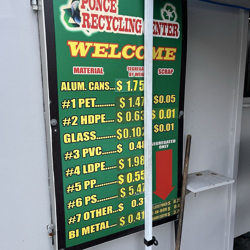 Ponce Recycling Center - Current prices - Recycling Center Near Me - Placentia, California