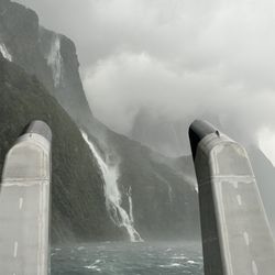 Mitre Peak Cruises - View from the rear of the ship