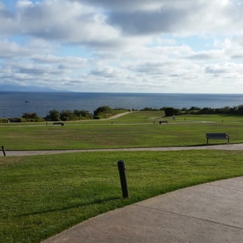 Ocean Trails - You access the trails by going through the concrete paths on the Trump Golf Course - Hiking Near Me - Rancho Palos Verdes, California