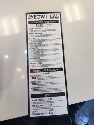 Menu photo 2 Bowl Lab Atlanta, GA
