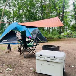 Lake Wissota State Park - Campsite #37. Perfect amount of space and sun/shade ratio.
