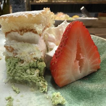 Silver Sea Sushi - The pistachio cake is SO good. - Sushi Bars Near Me - Flower Mound, Texas Silver Sea Sushi - The pistachio cake is SO good. - Sushi Bars Near Me - Flower Mound, Texas