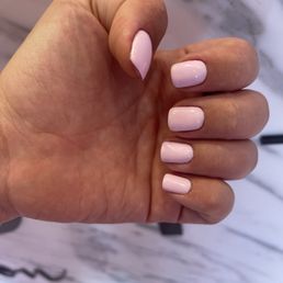 Pink nails
