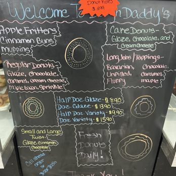 Doughdaddy's Doughnuts - Menu - Donuts Near Me - Versailles, Kentucky Doughdaddy's Doughnuts - Menu - Donuts Near Me - Versailles, Kentucky