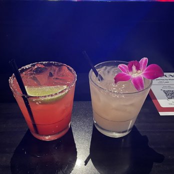 Irvine Improv - Watermelon Margarita (left)  Hawaii 5 Oh O (right) - Comedy Clubs Near Me - Irvine, California