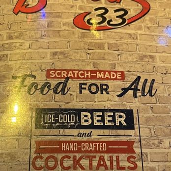 Bubba's 33 - Menu cover - Pizza Near Me - Wichita, Kansas